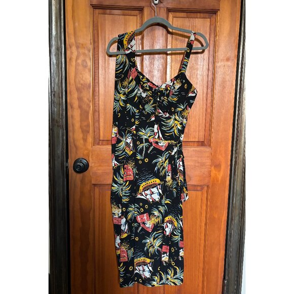 Trashy Diva Lena Sarong Dress in Pirate Treasure - 6 - Picture 2 of 4